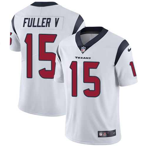 Nike Texans #15 Will Fuller V White Men's Stitched NFL Vapor Untouchable Limited Jersey - Click Image to Close